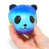 Squishy Tête de Panda Galaxy bleu