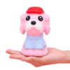 squishy chien kawaii rose dans la main