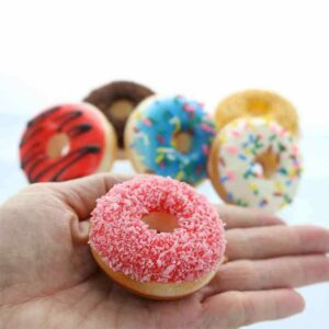 squishy donut mini dans la main
