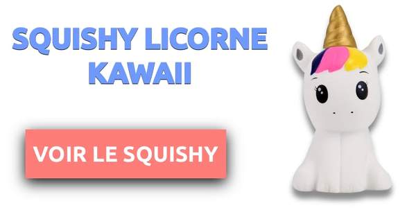 squishy licorne kawaii
