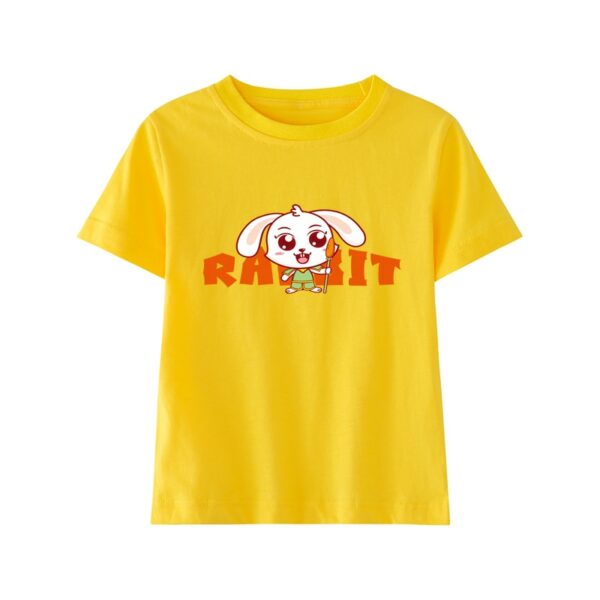 t-shirt kawaii lapin jaune