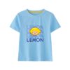 t-shirt kawaii lemon bleu