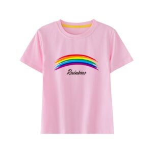 t shit kawaii rainbow pink